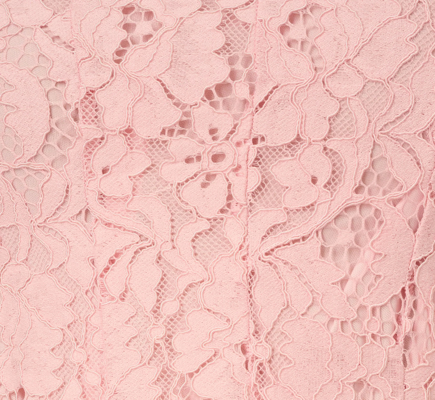 Cap Sleeve Pearly Lace Midi Dress In Blush Whisper