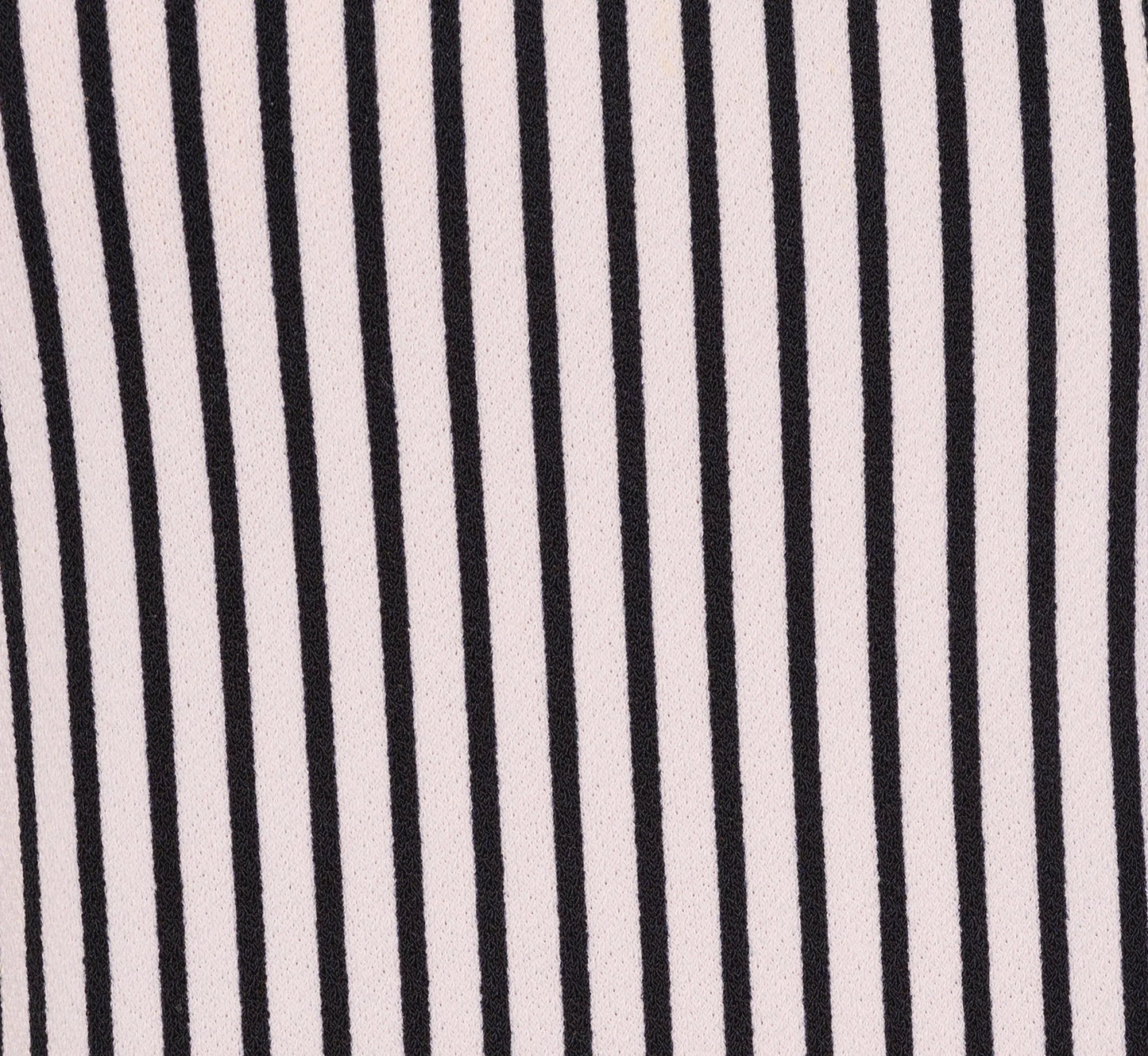 Short Sleeve Button Front Cropped Blouse In Ivory Navy Easy Stripe