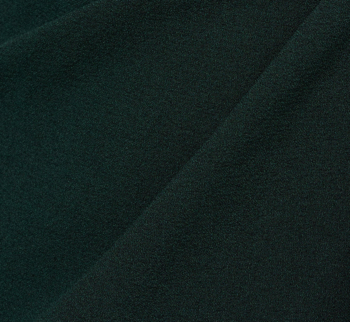 Flutter Sleeve Faux Wrap Jumpsuit In Dark Green