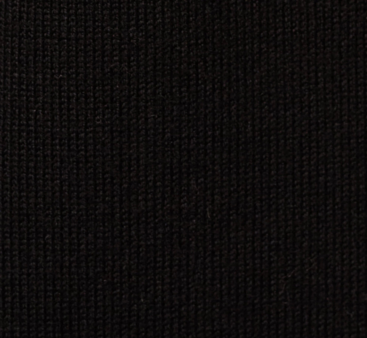 Short Sleeve Pearly Tie Neck Knit Top In Black