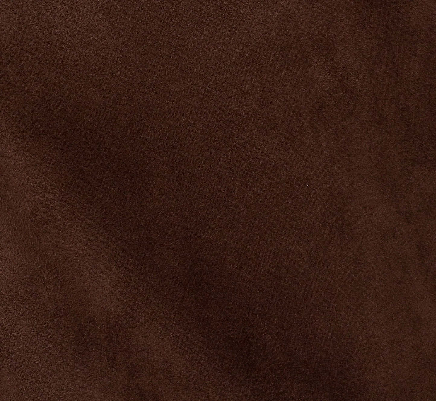 Long Sleeve Microsuede Shift Dress In Dark Brown