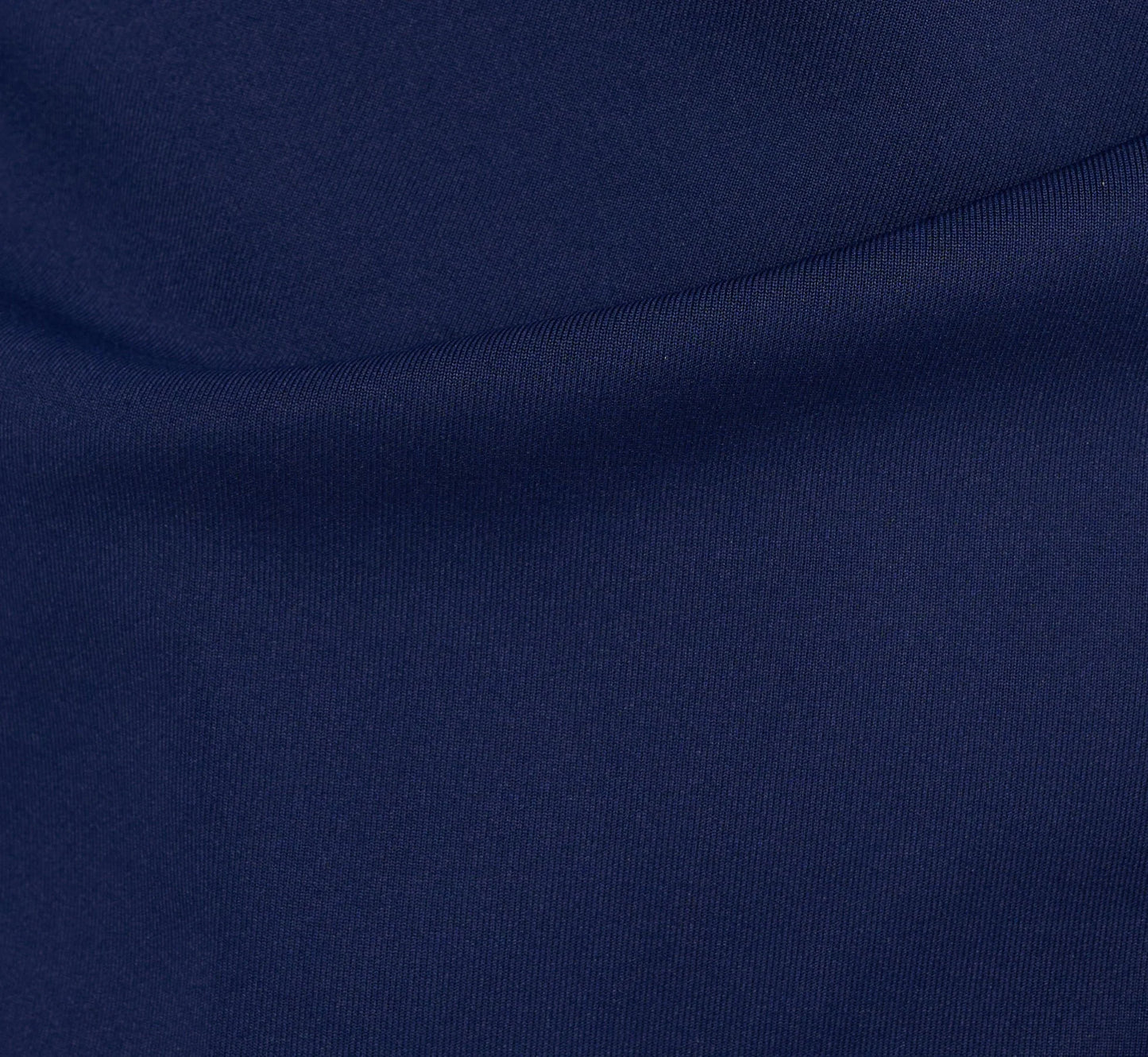 Off Shoulder Bell Sleeve Rosette Gown In Navy Sateen