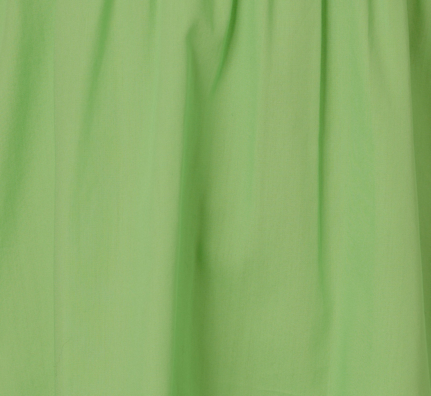Ruffle Collar Flounce Mini Dress In Lime