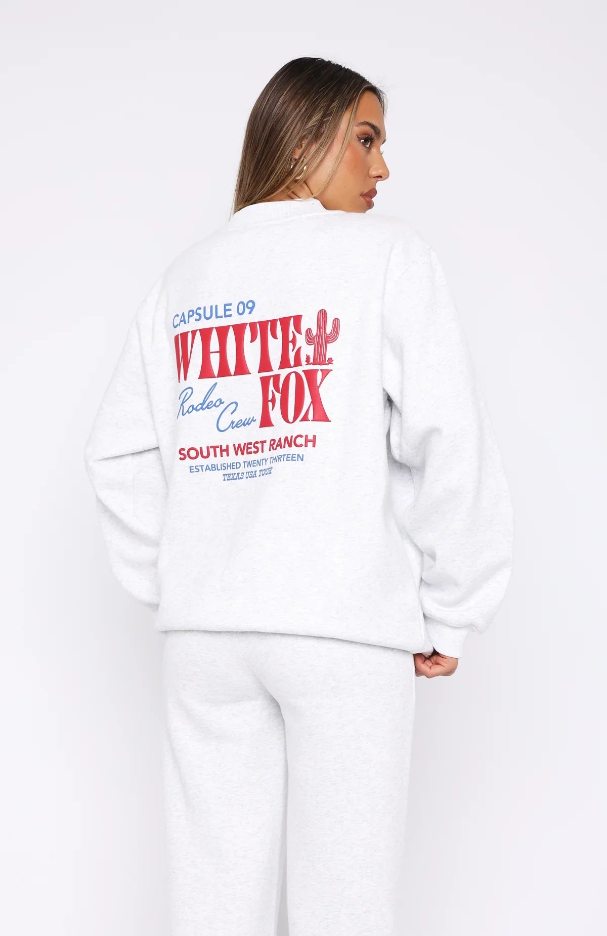 Capsule 9 Rodeo Crew Oversized Sweater Grey Marle