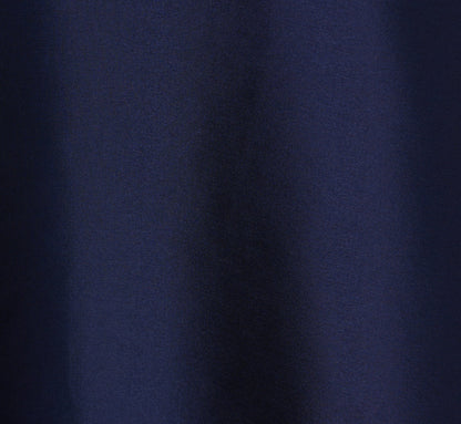 Sleeveless Taffeta Floral Cutwork Midi Dress In Light Navy