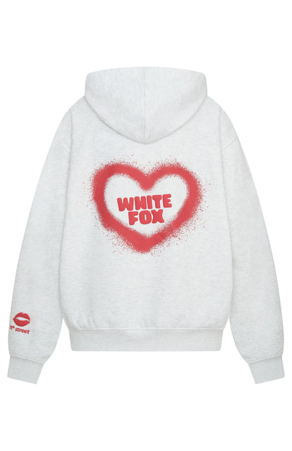 11th Street City Girl At Heart Oversized Hoodie Cherry Glaze