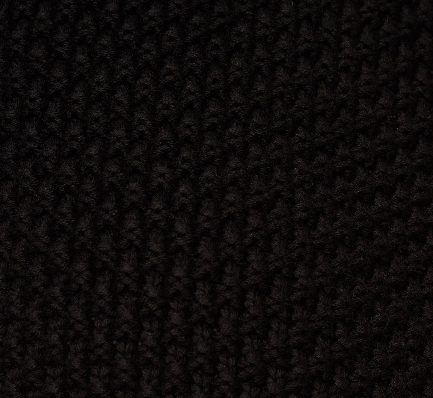 Short Sleeve Textured Cardigan Sweater In Black