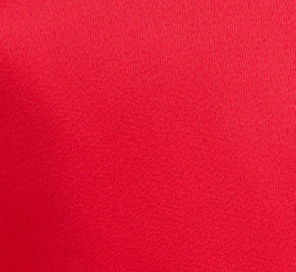 Crepe Back Satin Midi Dress With Flutter Sleeves In Chateau Red
