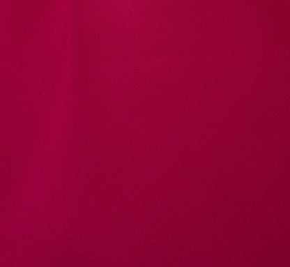 Sleeveless Satin Draped Short Dress In Magenta