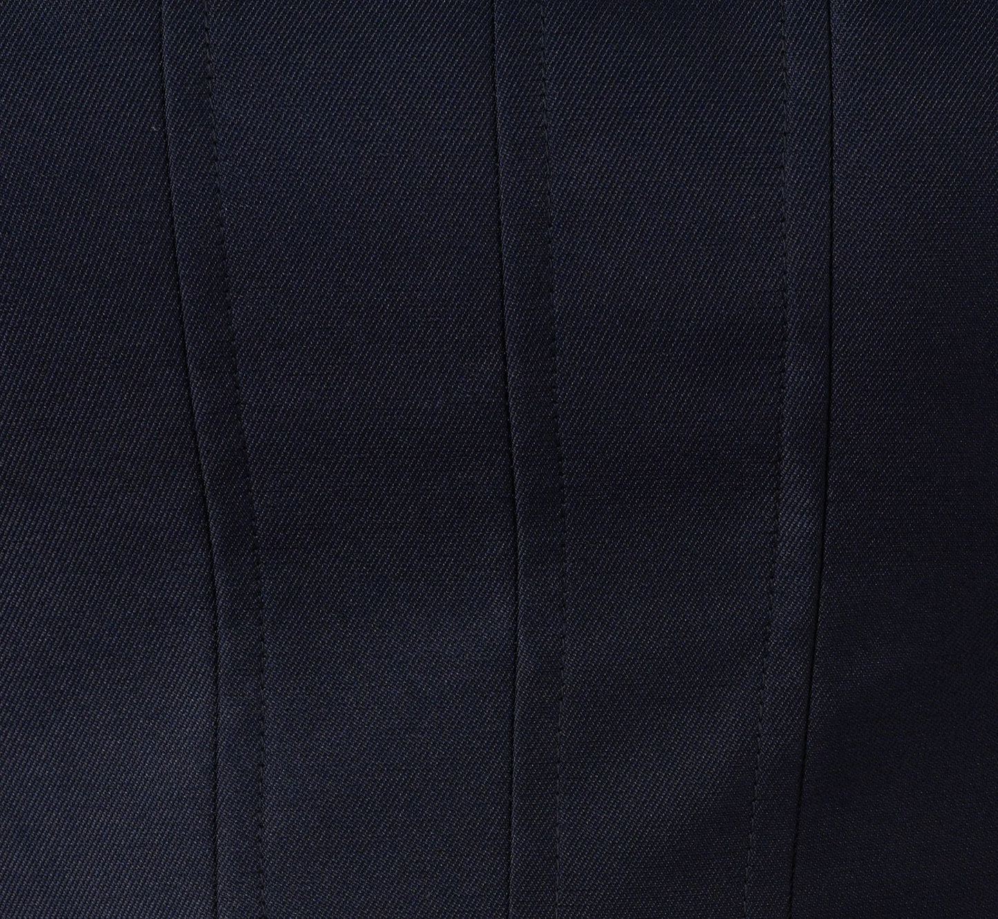 Mikado Sleeveless Square Neck Midi Dress In Midnight