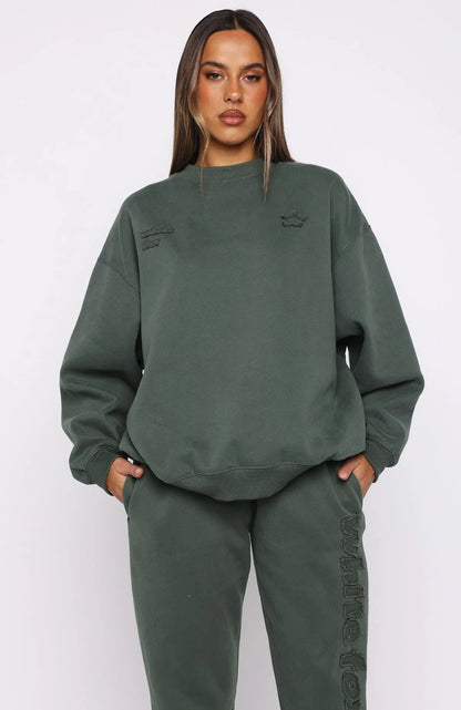 From The Archives Lexi Oversized Sweater Khaki