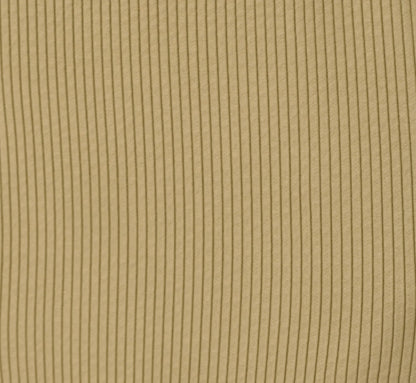 Wide Leg Rib Knit Pants In Dusty Sage Green