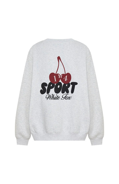 Club 14 Peyton Oversized Sweater Grey Marle