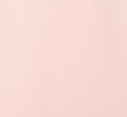Sleeveless Satin Rosette Midi Sheath Dress In Pink Peach