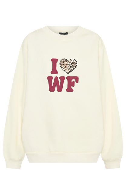 11th Street Concrete Jungle Oversized Sweater Cake Batter