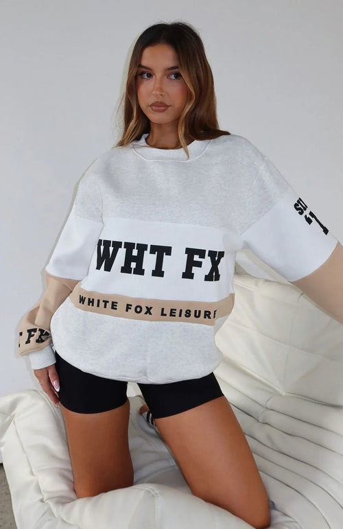 Latest And Greatest Oversized Sweater Neutral