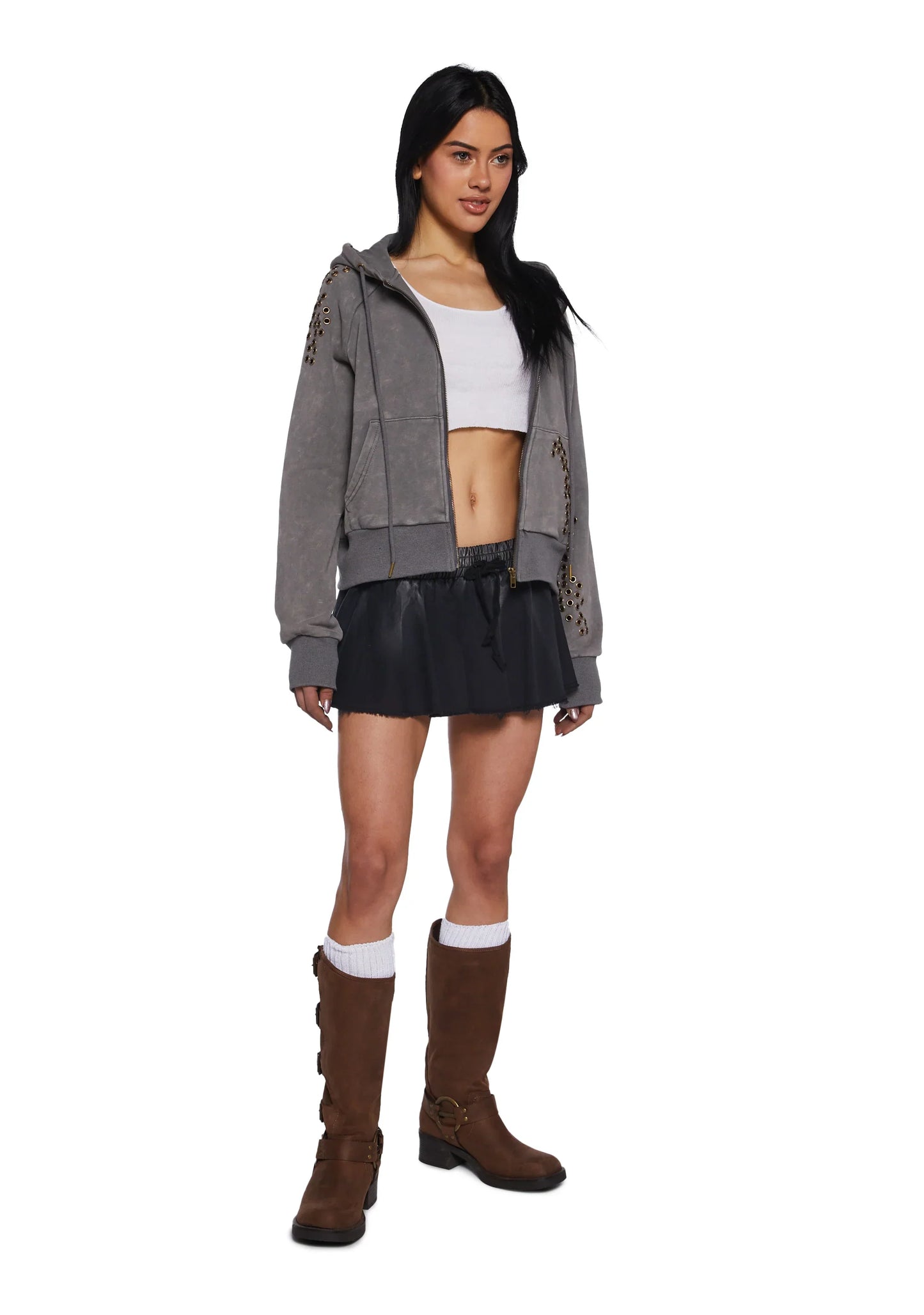 Dirty Daylight Crop Hoodie