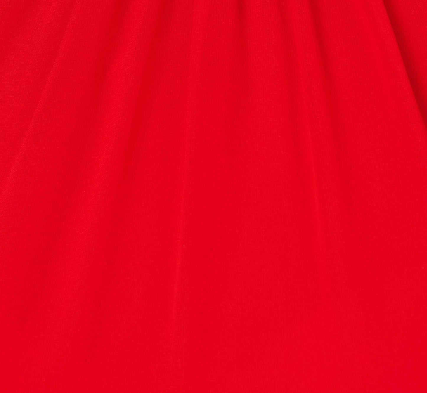 Chiffon Cape Sheath Dress With Ruffle Details In Red Crush