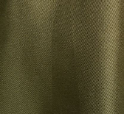 One Shoulder Beaded Detail Mikado Midi Dress In Jungle Olive