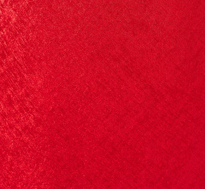 Foil Woven Halter Midi Dress In Red