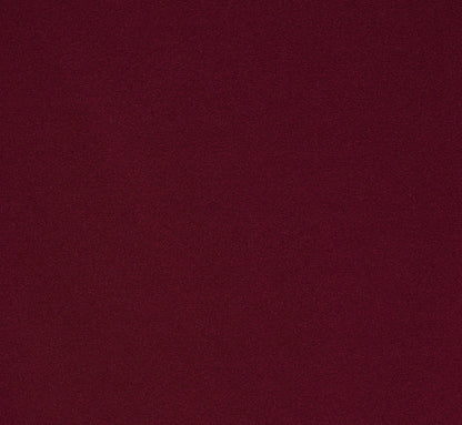 Three Quarter Sleeve Shift Dress With Floral Embellished Cuffs In Cabernet