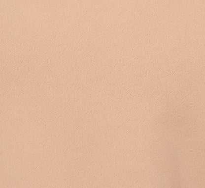 Bubble Sleeve Embroidered Top In Champagne Blush