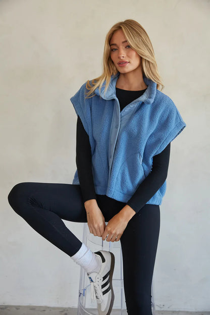 Greer Oversized Fleece Vest