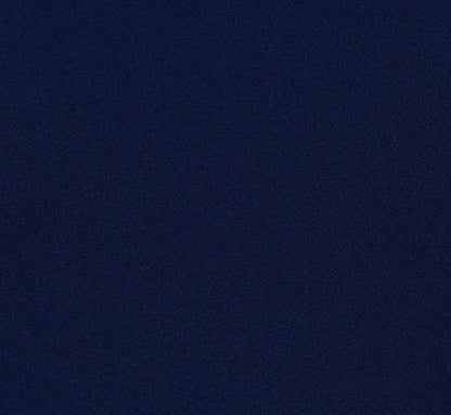 Knit Crepe Wide Leg Jumpsuit With Bell Sleeves In Navy Sateen