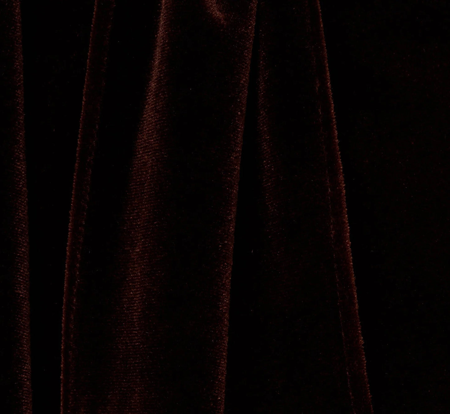Velvet Tie Front Sheath Dress With Bell Sleeves In Dark Brown