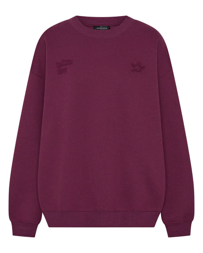 From The Archives Lexi Oversized Sweater Berry