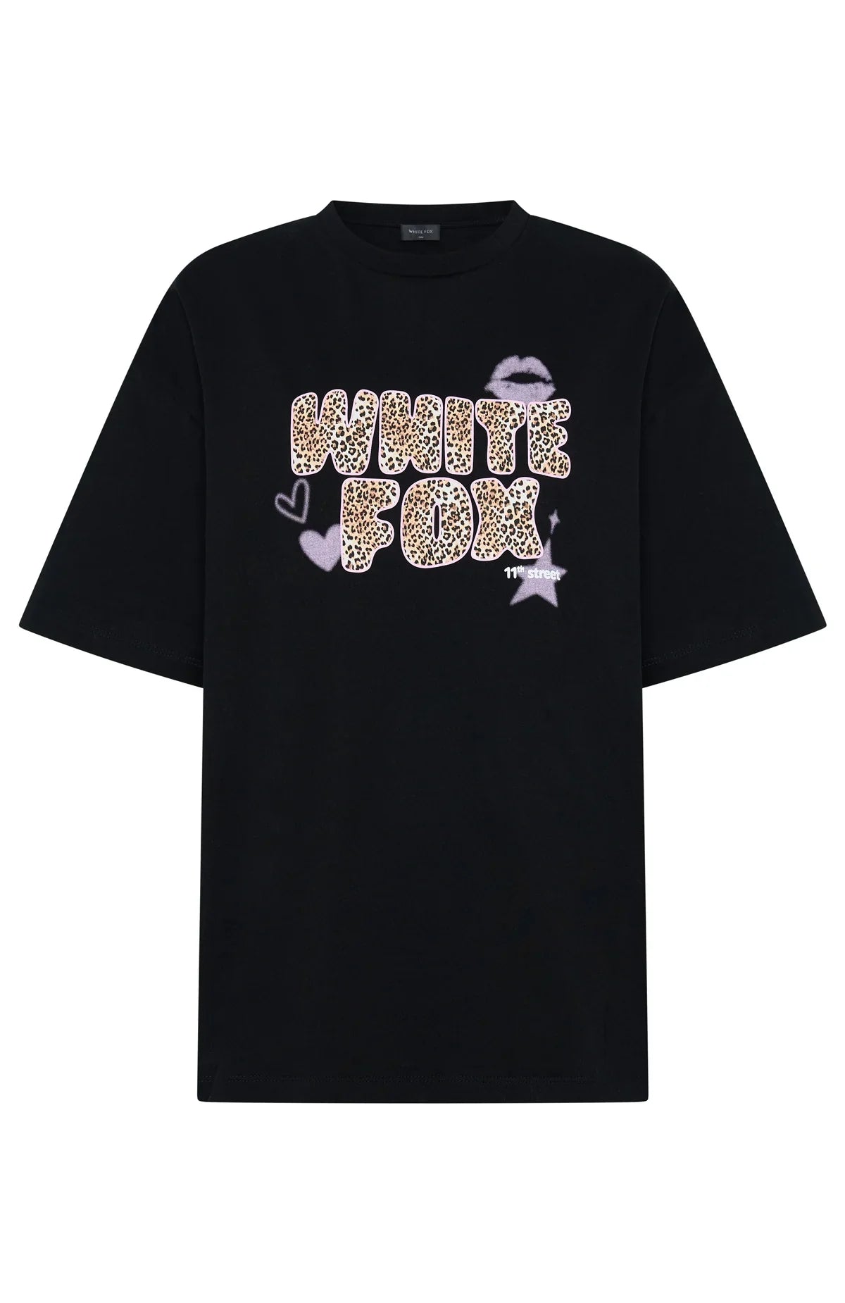 11th Street She's So Lucky Oversized Tee Licorice