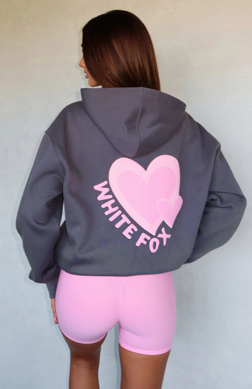 Never Stopping Oversized Hoodie Volcanic