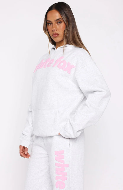 From The Archives Kenzie Oversized Hoodie Grey Marle