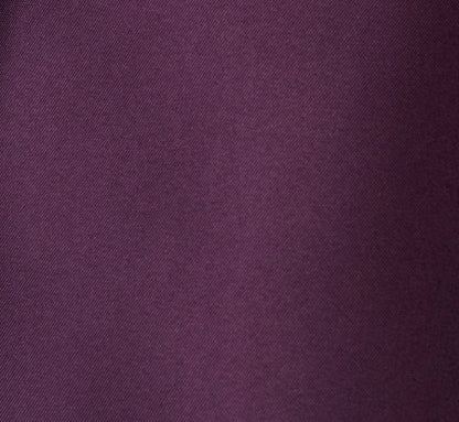 Sleeveless Mikado Fit And Flare Midi Dress With V-Back In Luxe Plum