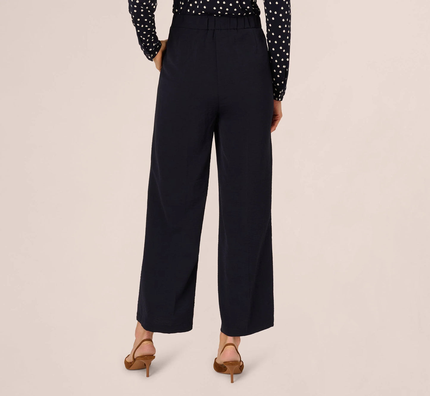 Straight Leg Side Buckle Pant In Blue Moon