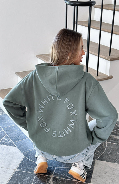 Stay Lifted Oversized Hoodie Dark Green