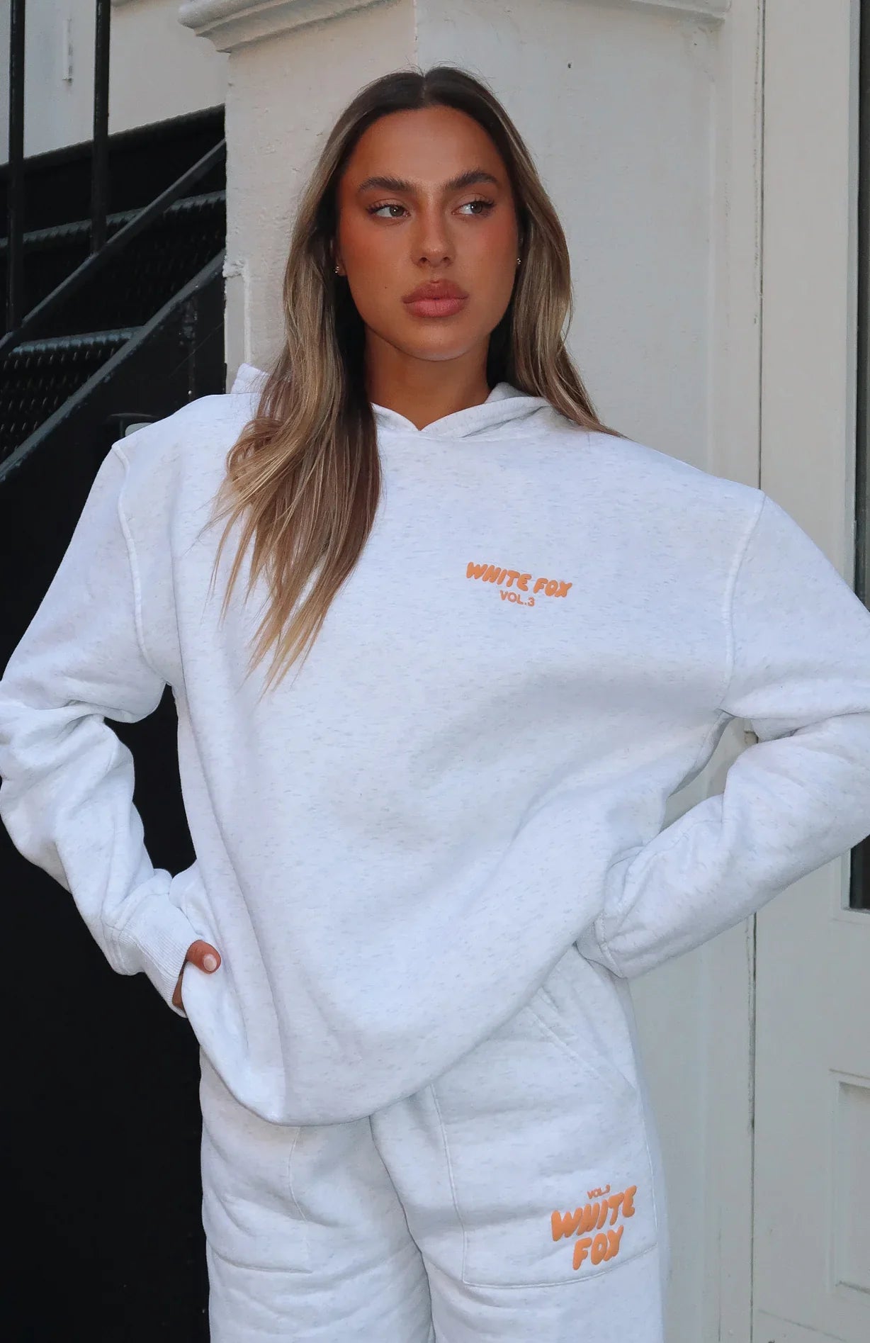 Offstage Hoodie Peach Fizz