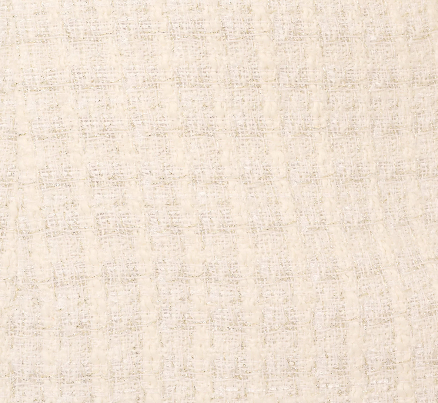 Tweed Pearl Short Dress In Ivory