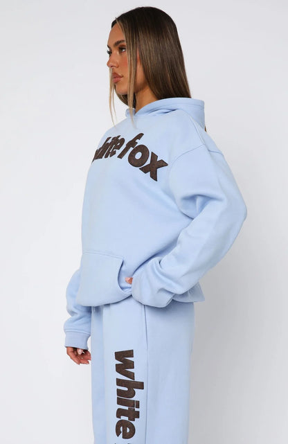 From The Archives Allora Oversized Hoodie Blue