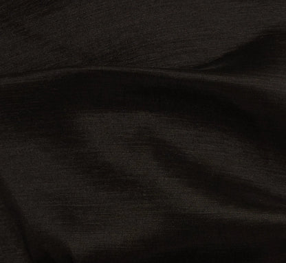 Long Sleeve Taffeta Tuxedo Gown In Black