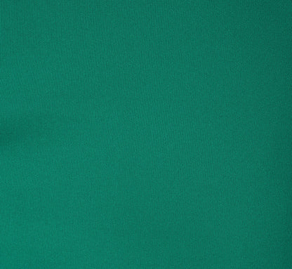 Asymmetrical Draped Column Gown In Emerald
