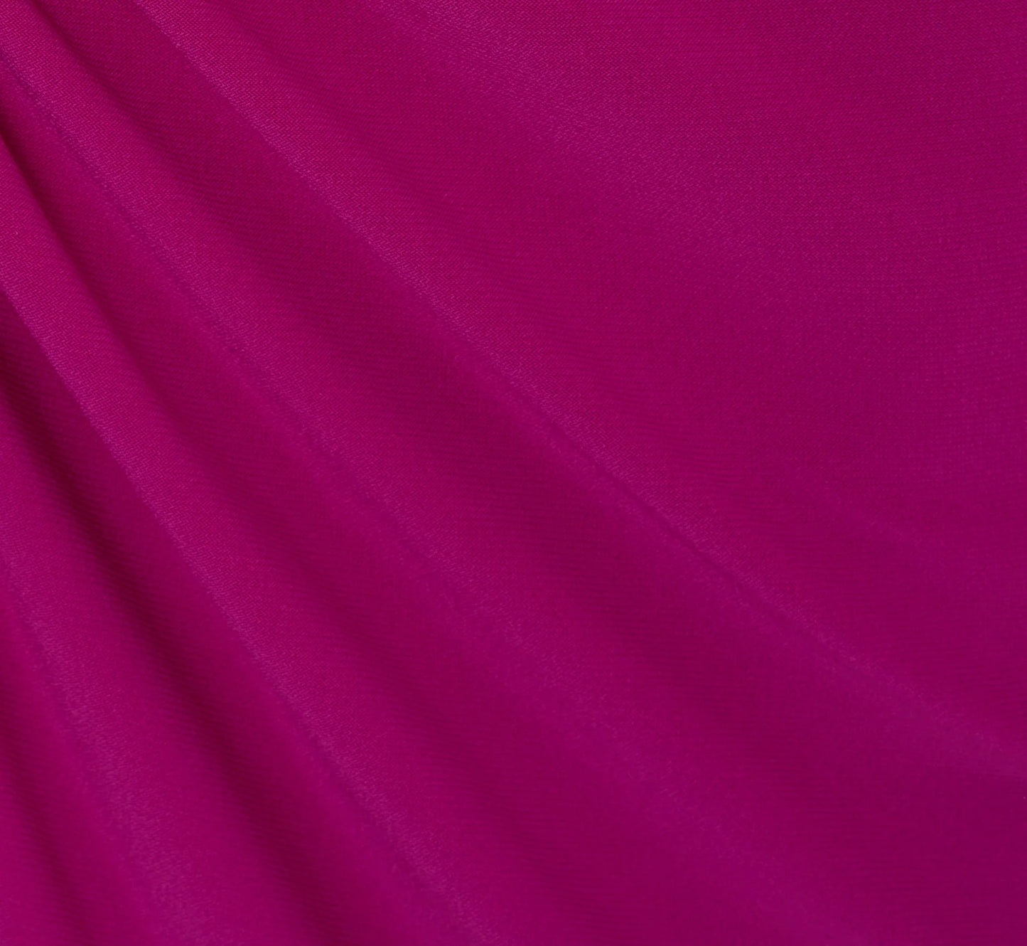 Shirred Jersey Dress With Dual Beaded Straps In Hot Magenta