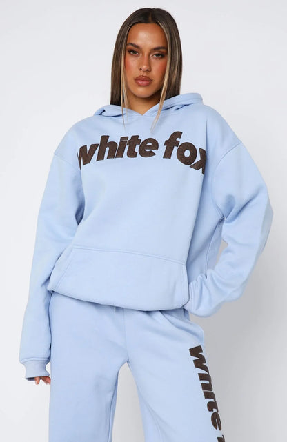 From The Archives Allora Oversized Hoodie Blue