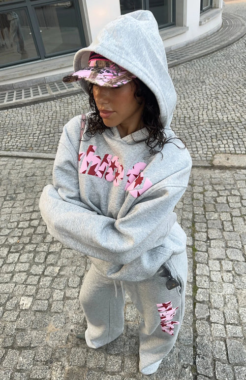 From The Archives Jaxx Oversized Hoodie Dark Grey Marle