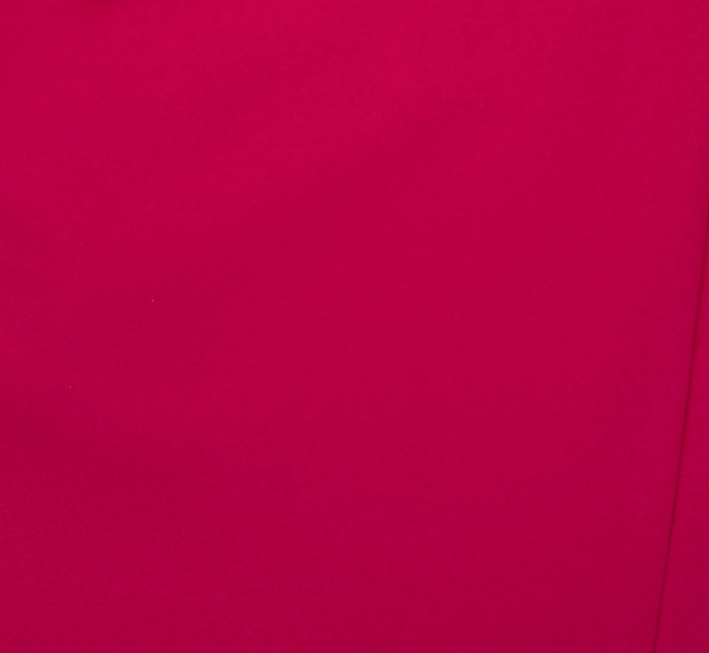 Draped Ruffle Crepe Dress With Short Sleeves In Brilliant Rose