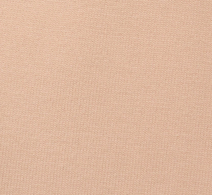 Long Sleeve Collared Twofer Sweater Dress In Champagne Blush Black