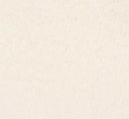 Chenille Boucle Bow Skirt In Ivory Black
