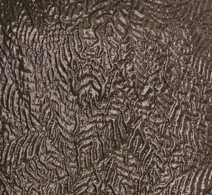 Strapless Drop Waist Metallic Midi Dress In Gunmetal