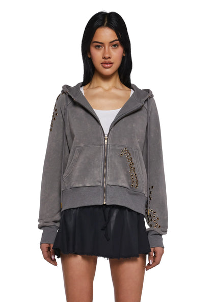 Dirty Daylight Crop Hoodie