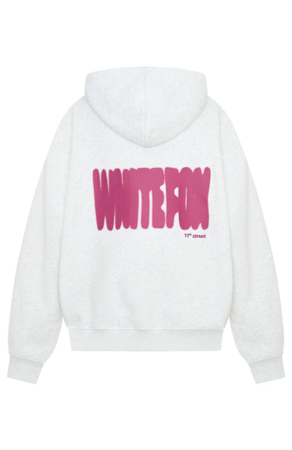 11th Street New York Or Nowhere Oversized Hoodie Berry Blast